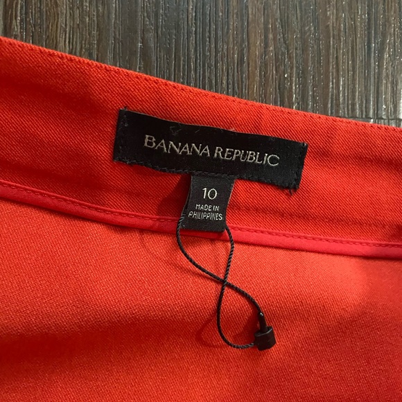 Banana Republic Orange Pencil Skirt - Picture 4 of 8